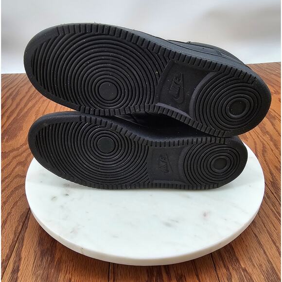 Nike 
Court Version Mid NN Basketball Sneakers in Triple Black main image 5
